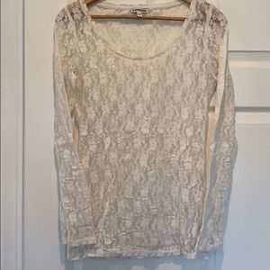 Express lace shirt